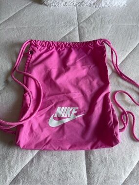 Nike Hot Pink Drawstring Gym Sack